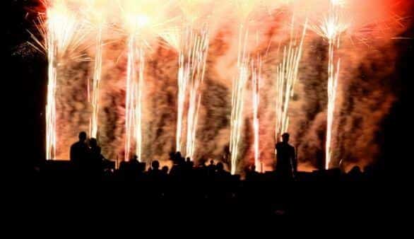 Feuerwerk in Nizza