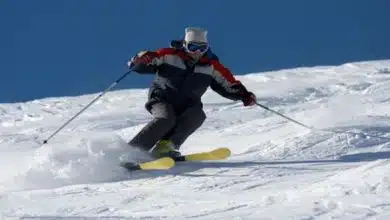 Skifahren in der Nähe von Nizza